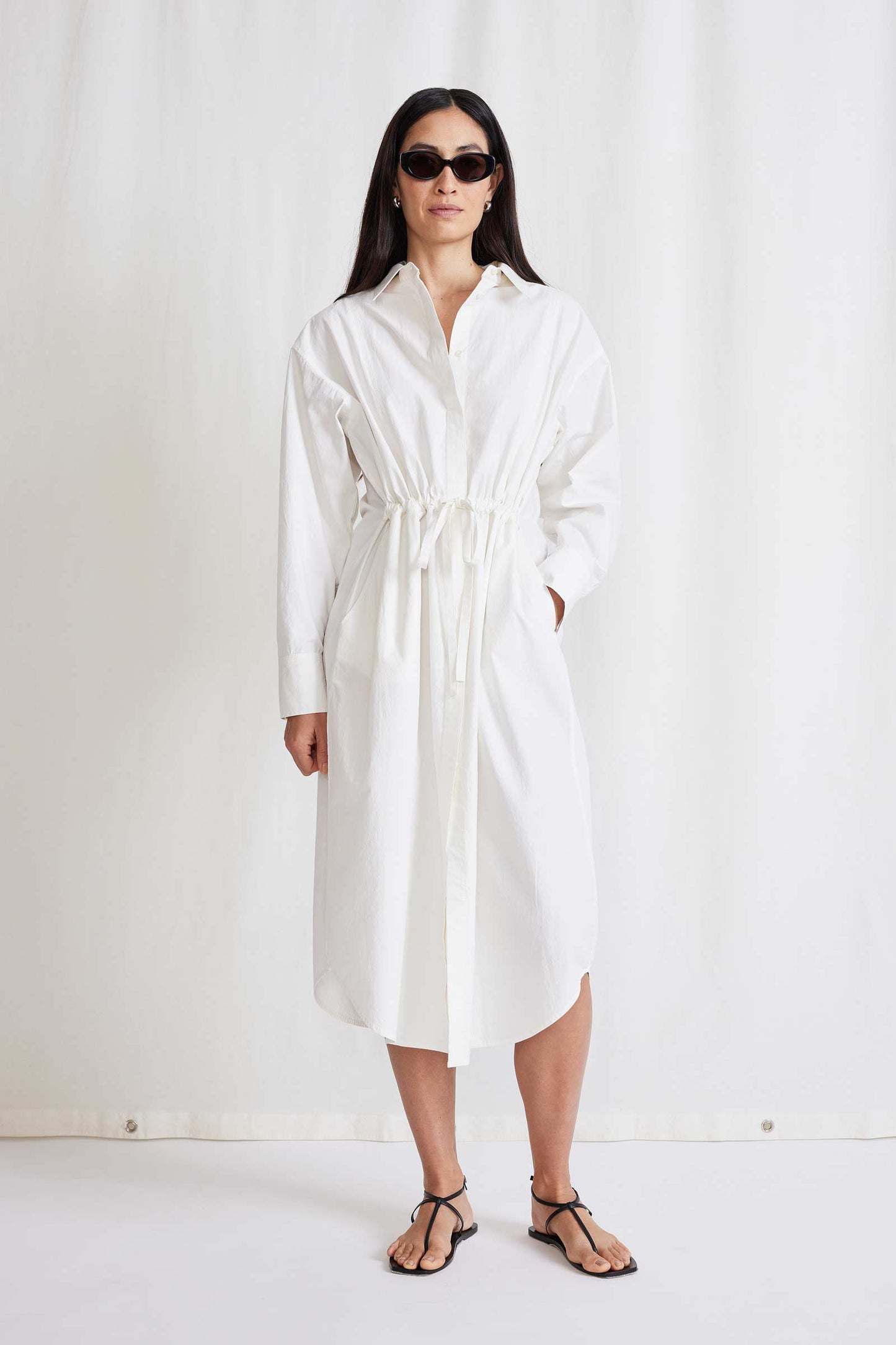 Apiece Apart Molto Shirt Dress (Cotton ) - Alchemy Works