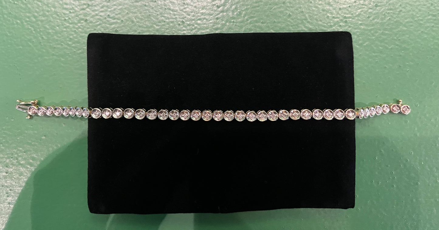 Vintage 14k Tennis Bracelet - Alchemy Works
