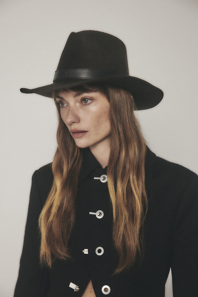 
                  
                    Janessa Leone Raleigh Hat - Alchemy Works
                  
                