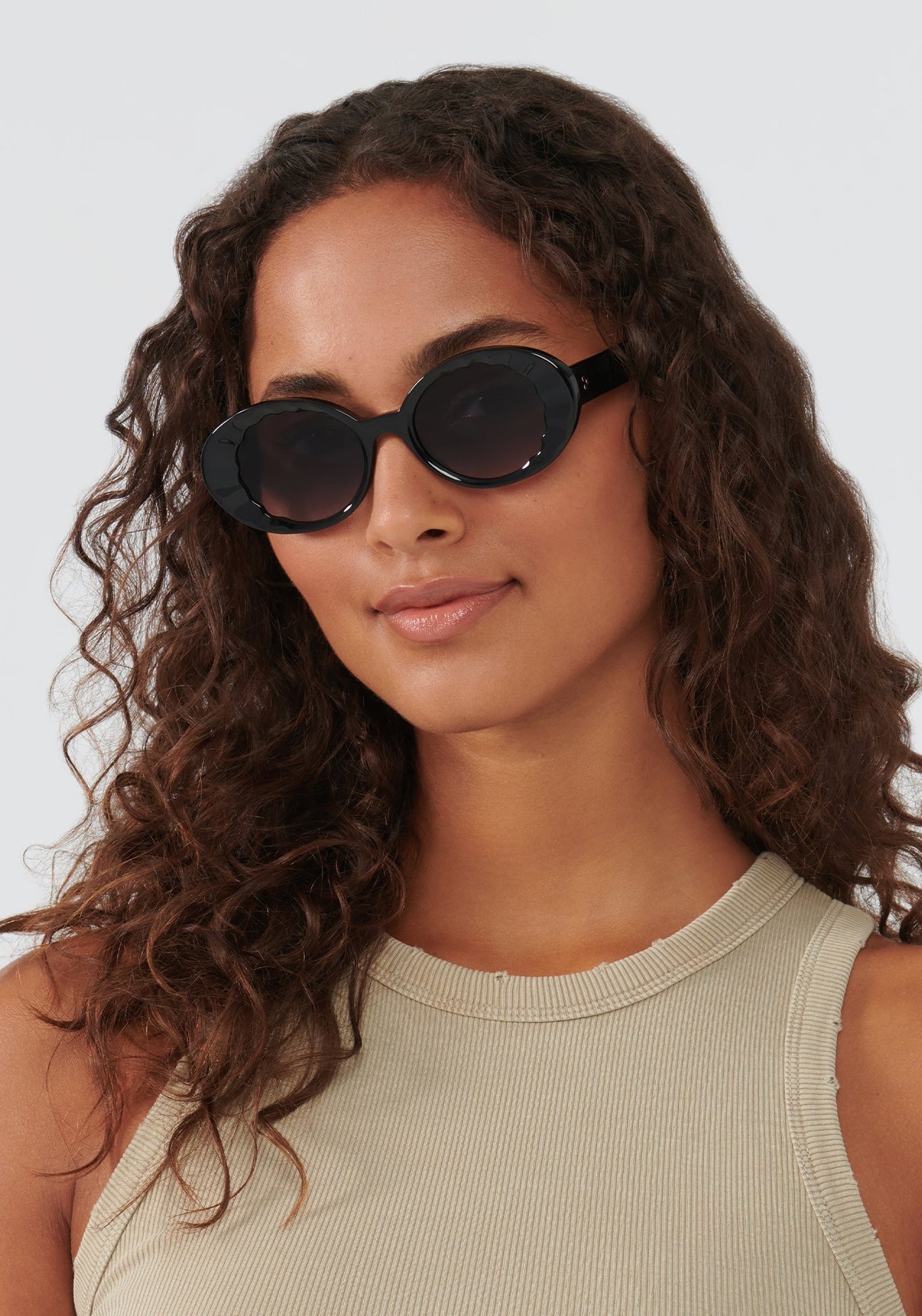 
                  
                    Krewe Alixe Sunglasses - Black + Black and Crystal - Alchemy Works
                  
                