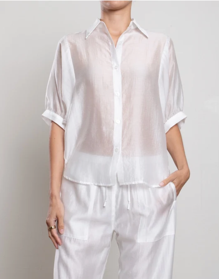 
                  
                    Pharaoh Claude Shirt in Gossamer - White
                  
                