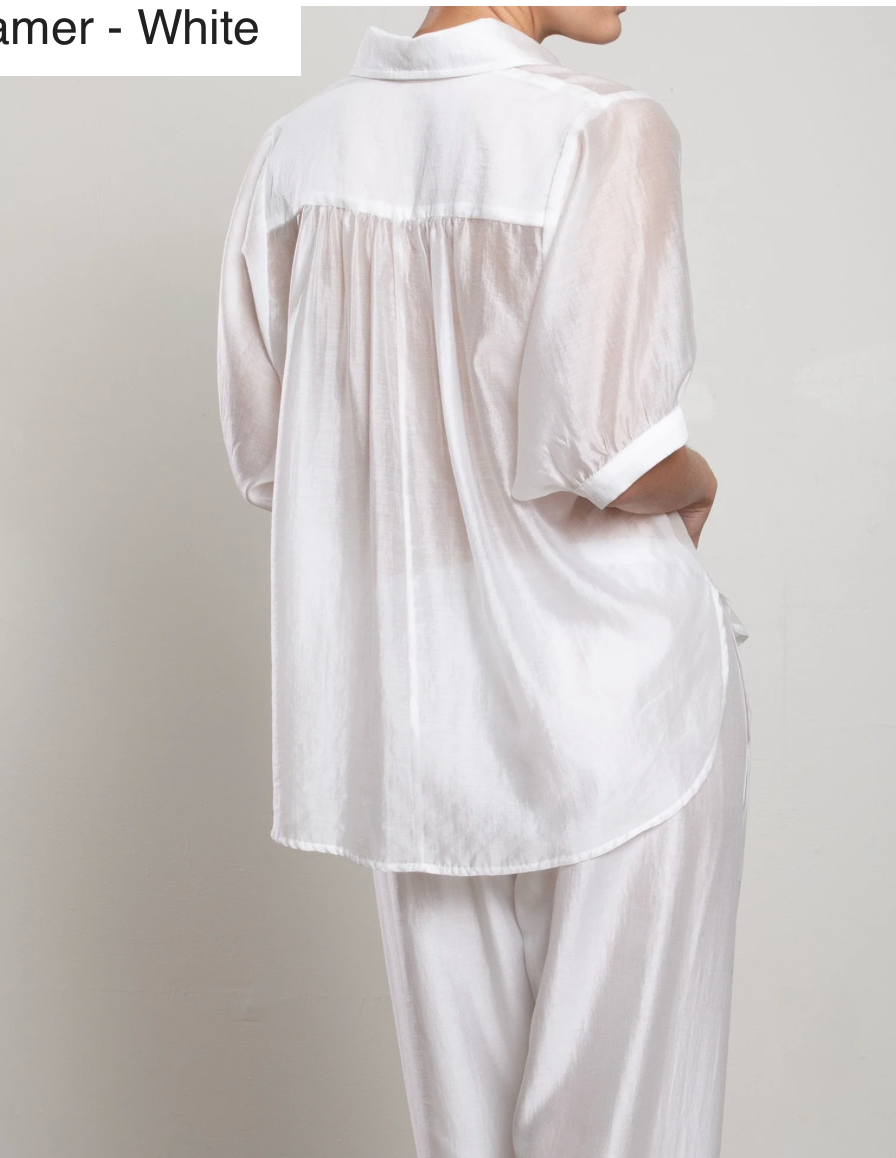 
                  
                    Pharaoh Claude Shirt in Gossamer - White
                  
                