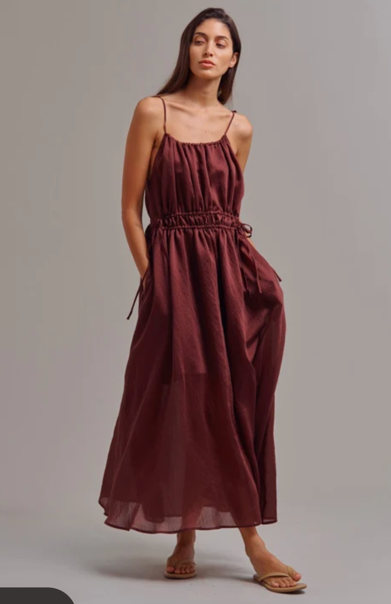 
                  
                    Pharaoh Cecelia Dress in Gossamer - Chocolate
                  
                