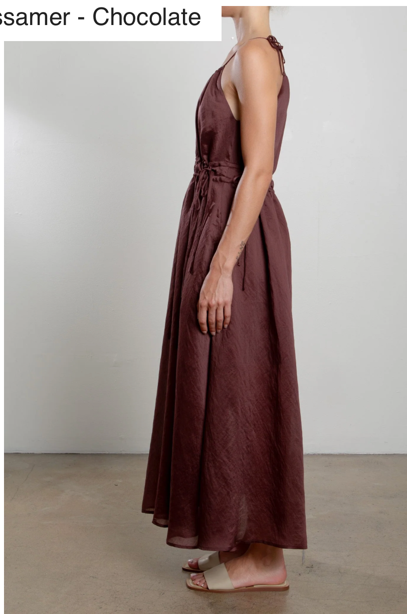 
                  
                    Pharaoh Cecelia Dress in Gossamer - Chocolate
                  
                