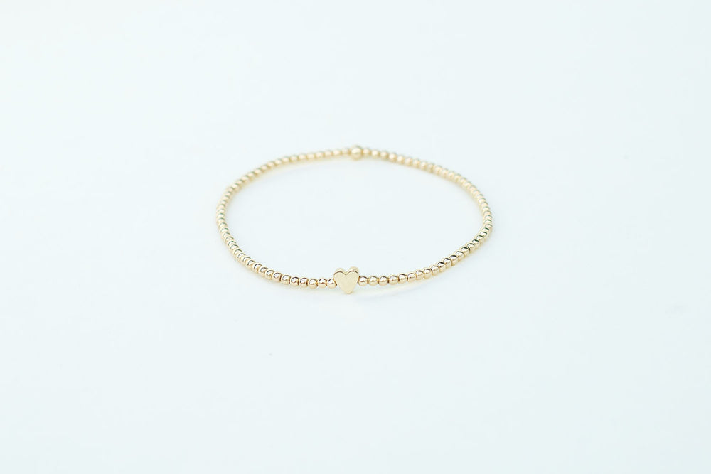 Gold Beads Bracelet 4mm – Alma Libre Jewelry