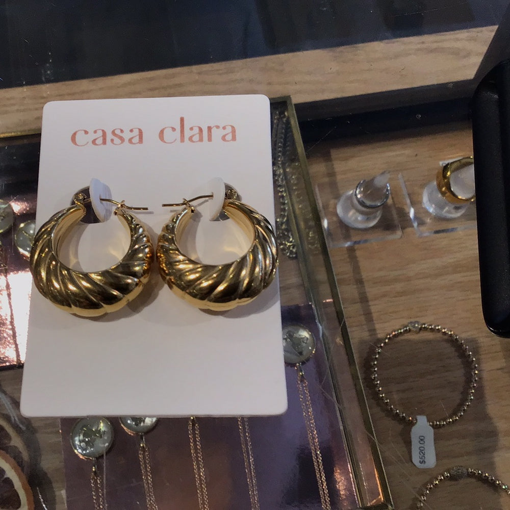 Casa Clara Cameron Gold hoop - Alchemy Works